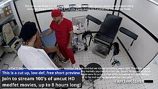 Lesbian Nurse Torment with Vibrator Doggystyle and Screaming in Clinic