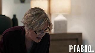 Awkward Attraction! Nina And Jamies Uncomfortable Encounter Turns Into Taboo Milf Blowjob With Petite Pov Hardcore.