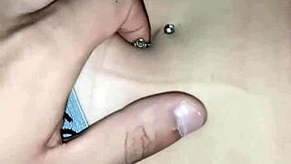 it feels so fun to play with my friends belly button ring