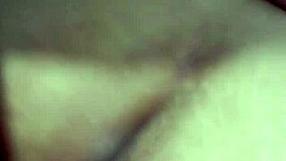 Indonesian beauty tricks friend into homemade sex session when house is empty, starting with blowjob