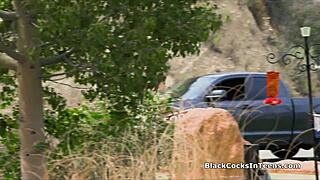 Teen Reality Agent Bends Over For Clients Big Black Cock