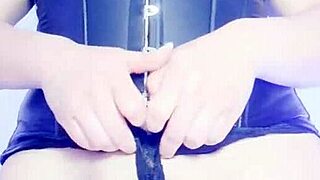 Colombian Latina Stepmom With Giant Cameltoe And Big Ass Seduces Stepson Into Homemade Double Penetration. She Masturbates Wet Pussy And Anus With Toys In Curvy Solo Action.