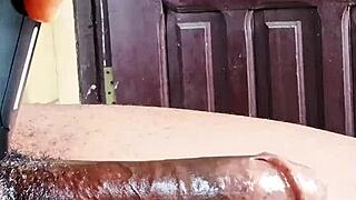 Oh wow, discovering intense pleasure masturbating with my new toy in the dorm!