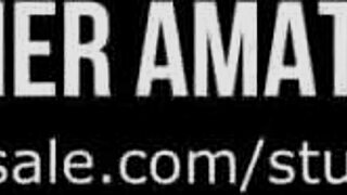 I give Elena Koshka that submissive ass licking blowjob and she swallows my cum