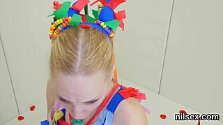 This hot nympho gets taken in the anal nuthouse for some awkward treatment