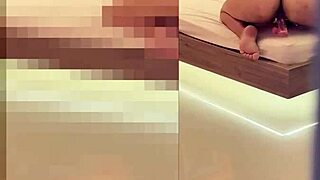 caught stepmom with big ass rubbing tight pussy and shaking huge butt in her room until orgasm
