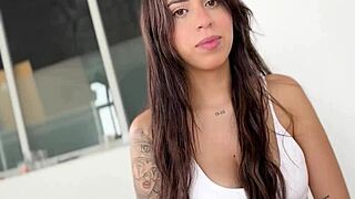 Hey, want to see latina culona Molly Smith swallow Torbe's semen after her interview?