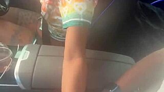 Ebony Blowjob With Big Black Cock In Public Car Handjob And Amateur Monster Cock Oral Action