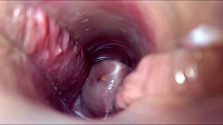 Subtle Vaginal Orgasm Buildup with Speculum Exploration Leading to Intense Release