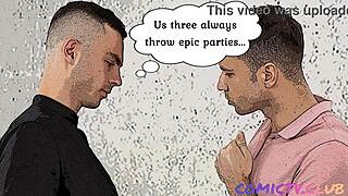 What happens when friends make poor decisions leading to ripped clothes and wild anal action?