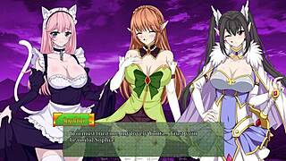 Let's play Hikari with big tits bondage and anal in Love Potion II anime hentai.