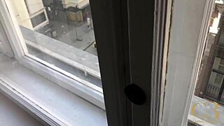 Join the intimate couple in Talias oasis Budapest for a passionate interracial session with skinny milf riding big black cock in cowgirl and muff diving close up