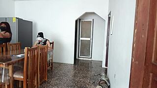 Maid Whore Teases With Big Ass Shaking For Father In Law Fetish In Submissive Curvy Uniform Fantasy