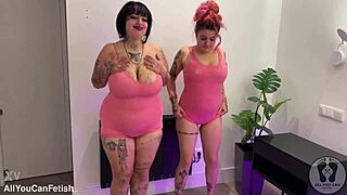 Huge boobs jumping wildly with belly fetish and ass shaking preview!