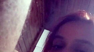 Gentle Blowjob on That Throbbing Cock Leading to a Mouthful of Cum