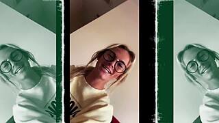 College girl Madisyn Huntt teases in bikini outfit haul with twerk nipslip cameltoe