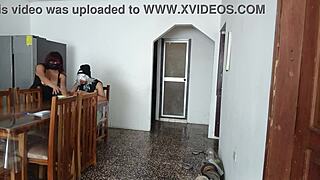 Maid Whore Teases With Big Ass Shaking For Father In Law Fetish In Submissive Curvy Uniform Fantasy