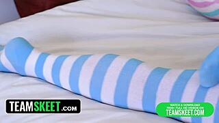 From stepdaughters with love, Pixie and Ryder contrast a sexy surprise teasing for Rusty on stepfathers day with old and young 18+ daddy action