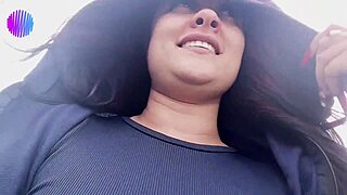 Young guy pounds big ass on public beach