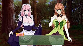 Let's play Hikari with big tits bondage and anal in Love Potion II anime hentai.