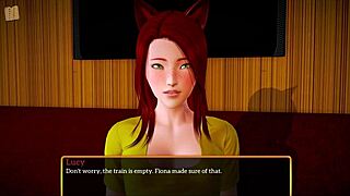 Intriguing redhead teen 18+ with small tits in new family game