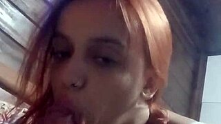 Gentle Blowjob on That Throbbing Cock Leading to a Mouthful of Cum