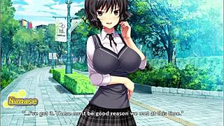Tenioha girls can be pervy too follows nanase route 7 where she delivers facesitting footjob on big ass and tits in anime hentai style.