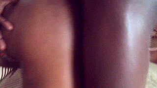 breaking condom on big supa phat ass with thong and monster cock.