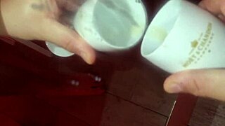 Italian cock pours cum like Moët & Chandon champagne