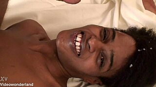 craving that white cock leads petite ebony piper quinn to interracial blowjob and cowgirl riding with facial cumshot