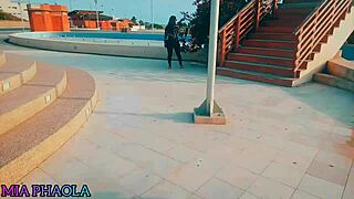 Offering money to beautiful culonas on street for sex