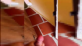 caught stepmom with big ass rubbing tight pussy and shaking huge butt in her room until orgasm