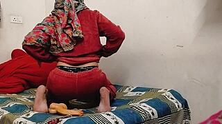 house wife bends over with dildo in ass