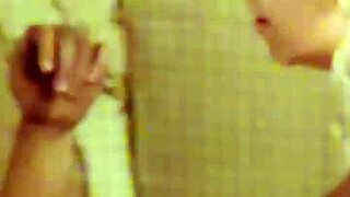 Pigtailed nimfo milf contrasts with husband watching while she fucks stepson with big cock