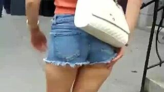 looking at sexy asses in miniskirts on the street.