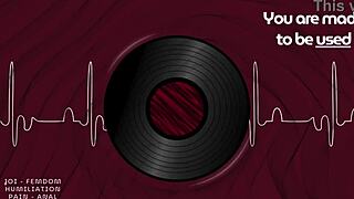 you are made to be used in femdom joi with anal humiliation and jerk off instructions