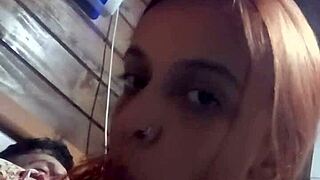 Gentle Blowjob on That Throbbing Cock Leading to a Mouthful of Cum