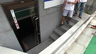 Japanese Chick Sits on Huge Cock and Rides It Hard