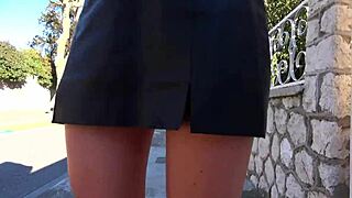 jade, the stunning brunette, clashes with ashley, the hot blonde, in this french ffm threesome with big tits and lingerie... who dominates this amateur group session?