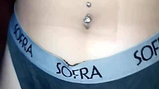 it feels so fun to play with my friends belly button ring