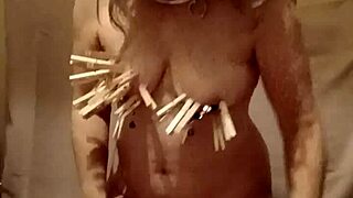 In this 2024 session, the bound French housewife endures maledom with toys and spanking in public outdoor humiliation.