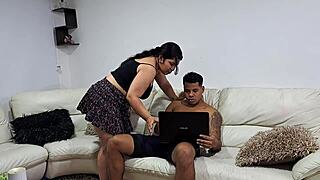 I feel so aroused with this horny bitch loving my cock deep in her mouth