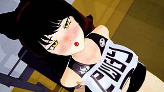 team rwby's intense workout session unfolds