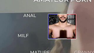 I love pounding that blonde milf's ass with creampie on the couch, part 2 of 3.