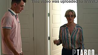 Awkward Attraction! Nina And Jamies Uncomfortable Encounter Turns Into Taboo Milf Blowjob With Petite Pov Hardcore.