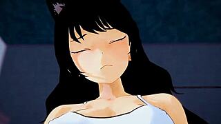 team rwby's intense workout session unfolds