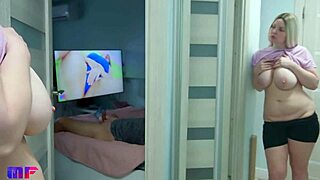 Stepdaughter Big Tits Spies On Stepdad Masturbating Part 4