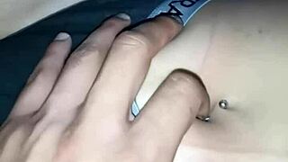 it feels so fun to play with my friends belly button ring