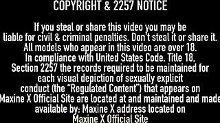 Nasty lily cade contrasts with maxine x by giving her the best lesbian experience ever through big clit licking