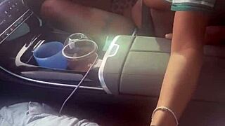 Ebony Blowjob With Big Black Cock In Public Car Handjob And Amateur Monster Cock Oral Action